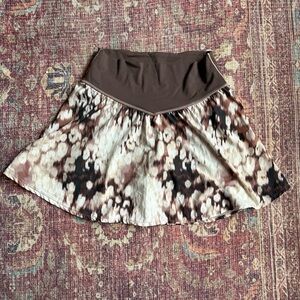 Aerie Medium Brown and Cream Women's Tennis Skirt Skort